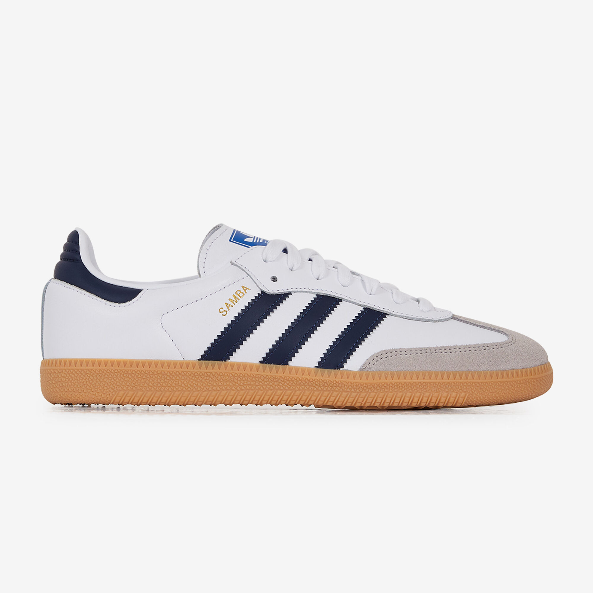 ADIDAS ORIGINALS SAMBA OG BLANCO AZUL MARINO CORDONES HOMBRE Courir.es