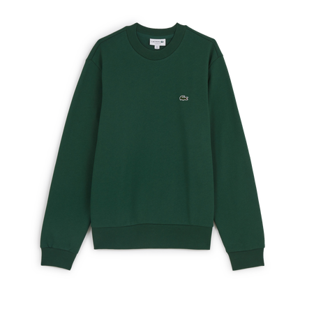 LACOSTE SWEAT CREW CLASSIC LOGO VERDE HOMBRE