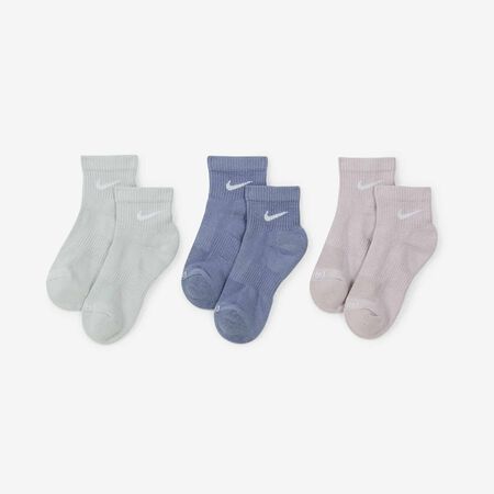 NIKE CHAUSSETTES X3 EVERYDAY MID GRIS MIXTO