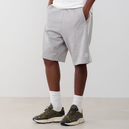 SHORT 3 STRIPES ADICOLOR : GRIS/BLANCO