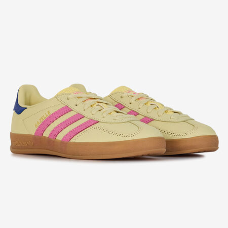 ADIDAS ORIGINALS gazelle GAZELLE INDOOR NUBUCK AMARILLO/ROSA MUJER