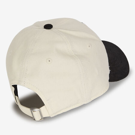 NEW ERA 9FORTY WOMEN NY FAUX SUEDE BEIGE/NEGRO MUJER