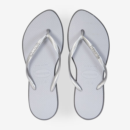 HAVAIANAS SLIM POINT PLATEADO MUJER