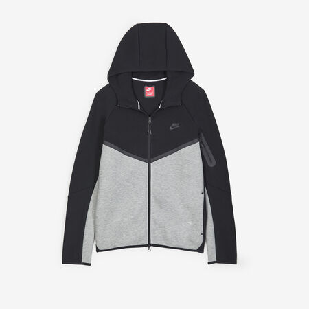 NIKE JACKET TECH FLEECE FZ NEGRO/GRIS HOMBRE