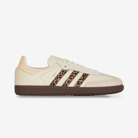 ADIDAS ORIGINALS samba SAMBA OG LEOPARD BEIGE/MARRÓN JUNIOR