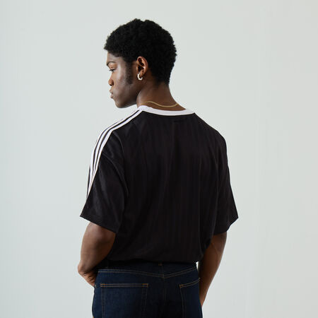 ADIDAS ORIGINALS TEE SHIRT JERSEY 3 STRIPES NOIR HOMBRE