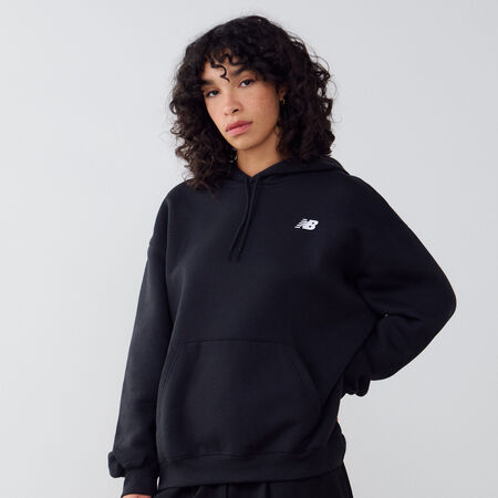 NEW BALANCE HOODIE ATHLETICS CLUB NEGRO/BLANCO MUJER