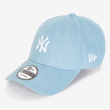 NEW ERA 9FORTY NY DENIM EMBROIDERY LOGO AZUL/BLANCO HOMBRE