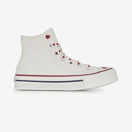 CONVERSE chuck taylor all star CHUCK TAYLOR EVA LIFT HI VALENTINE BLANCO/ROJO JUNIOR