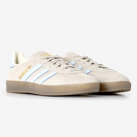 ADIDAS ORIGINALS gazelle GAZELLE INDOOR BEIGE/AZUL MUJER