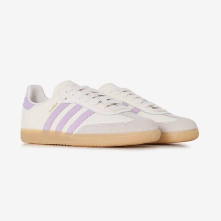 ADIDAS ORIGINALS samba SAMBA OG KNIT BLANCO/LILA JUNIOR