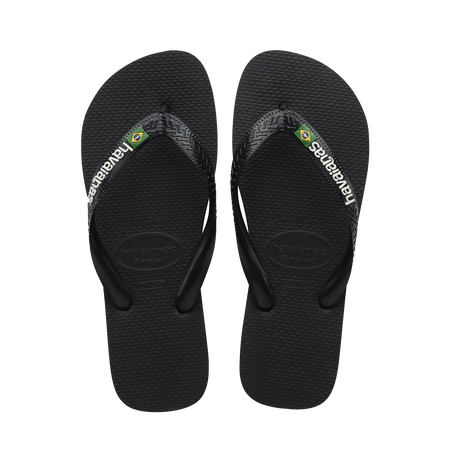 HAVAIANAS brasil BRASIL LOGO NEGRO HOMBRE