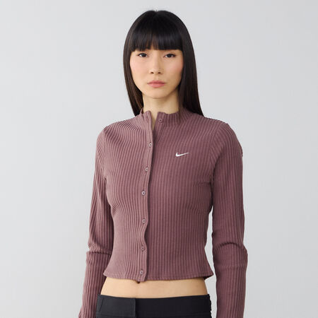 NIKE CARDIGAN CHILL KNIT MARR&Oacute;N MUJER