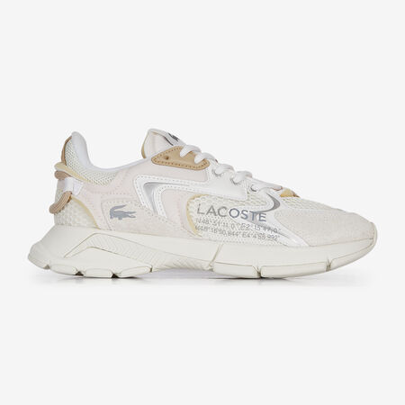LACOSTE l00 L003 NEO BLANCO/BEIGE MUJER