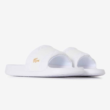 LACOSTE SERVE SLIDE HYBRID MONOGRAM BLANCO HOMBRE