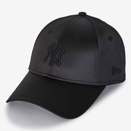 9FORTY WOMEN NY SATIN LOGO : NEGRO