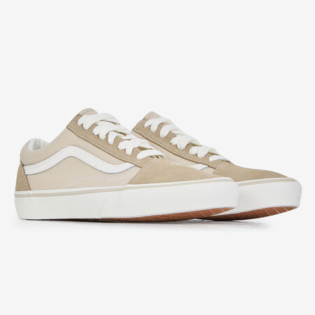 VANS old skool OLD SKOOL BEIGE/MARR&Oacute;N HOMBRE