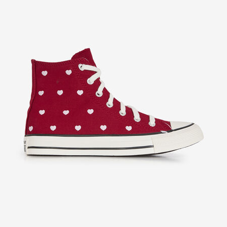 CONVERSE chuck taylor all star CHUCK TAYLOR ALL STAR HI VALENTINES ROJO/ROSA JUNIOR