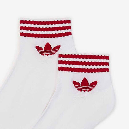 ADIDAS ORIGINALS CHAUSSETTES X3 ANKLE TREFOIL BLANCO/AZUL HOMBRE