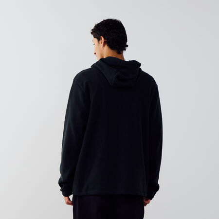 NIKE HOODIE CLUB POLAR NEGRO/BLANCO HOMBRE
