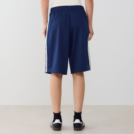 ADIDAS ORIGINALS SHORT 3 STRIPES LONG ADICOLOR AZUL MARINO/BLANCO MUJER