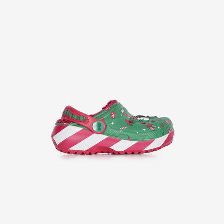 CROCS CLASSIC CLOG MICKEY NOEL VERDE/ROJO BEBÉ