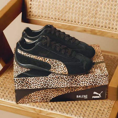 PUMA speedcat SPEEDCAT x BALZAC LEOPARD NEGRO/MARRÓN MUJER