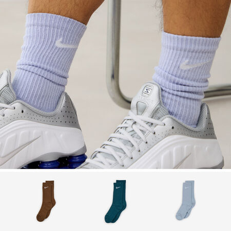 NIKE CHAUSSETTES X3 CREW SOLID COLOR ASSORTI AZUL MARINO HOMBRE