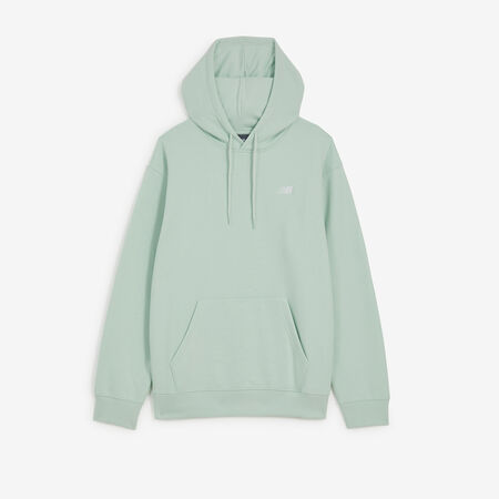 NEW BALANCE HOODIE SMALL LOGO VERDE HOMBRE