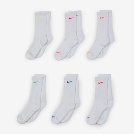 NIKE CHAUSSETTES X6 CREW CUSHION BLANCO/NEGRO HOMBRE