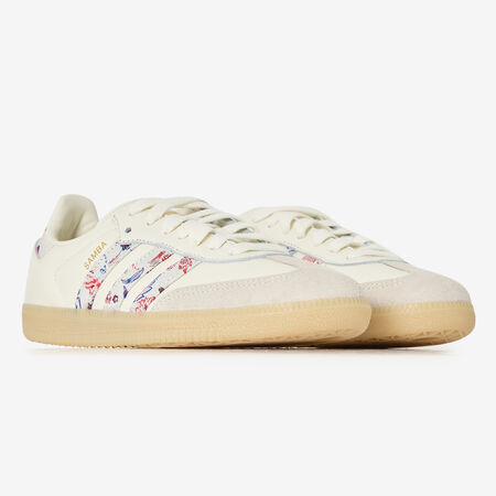 ADIDAS ORIGINALS samba SAMBA OG LIBERTY BEIGE/MULTICOLOR MUJER