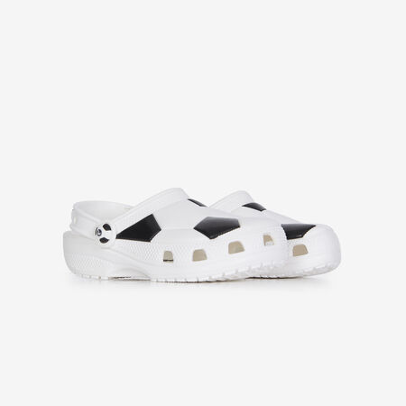 CROCS CLASSIC CLOG FOOTBALL BLANCO/NEGRO INFANTIL