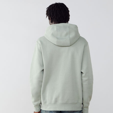 NIKE HOODIE CLUB SMALL LOGO VERDE/BLANCO HOMBRE