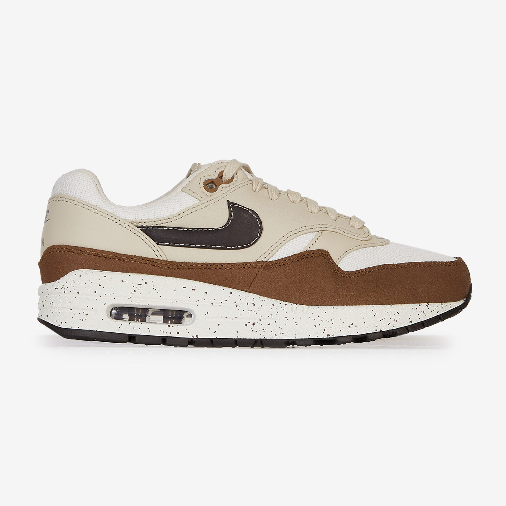 NIKE AIR MAX 1 BLANC MARRON BEIGE CORDONES MUJER Courir.es