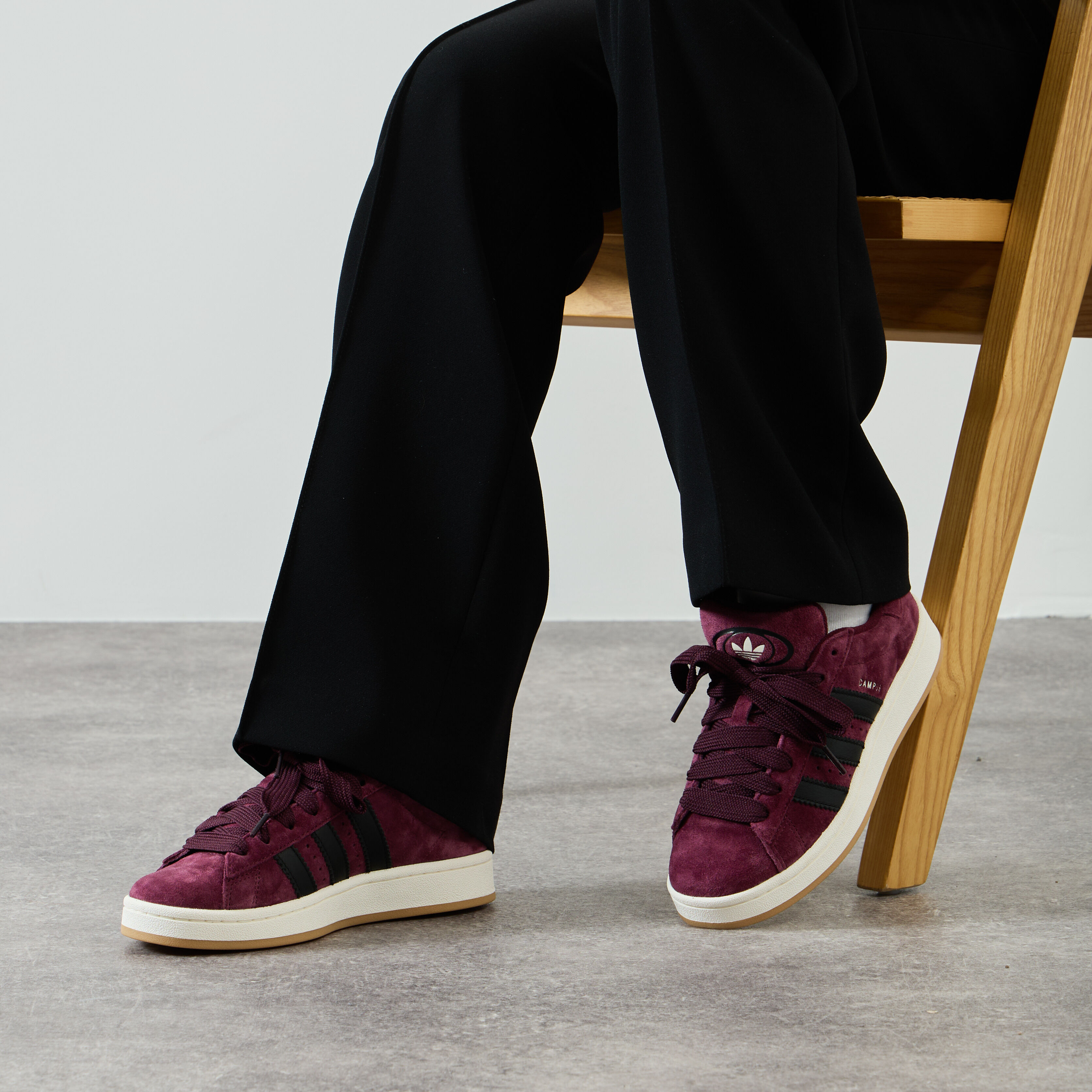 Adidas campus mujer on sale burdeos