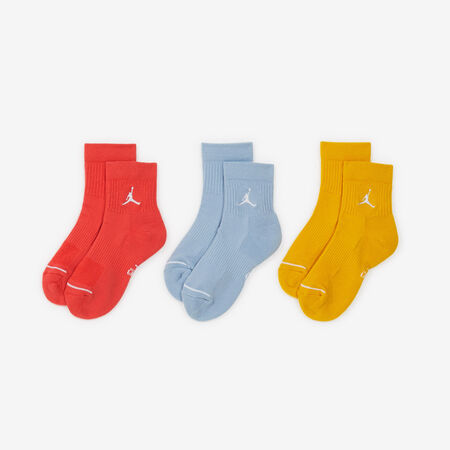 JORDAN CHAUSSETTES X3 QUARTER JUMPMAN ROUGE/JAUNE HOMBRE