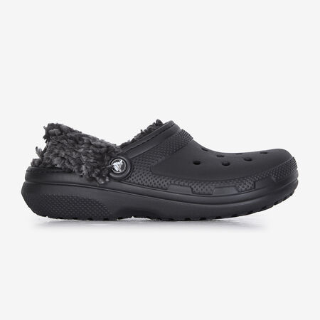CROCS FLEECE LINED CLOG NEGRO MUJER