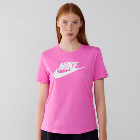 NIKE TEE SHIRT BIG SWOOSH ESSENTIAL ROSA/BLANCO MUJER
