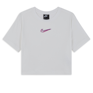 TEE CROPPED SWOOSH LINES