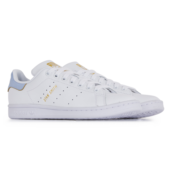 ADIDAS ORIGINALS STAN SMITH BLANCO AZUL CIELO SNEAKERS MUJER