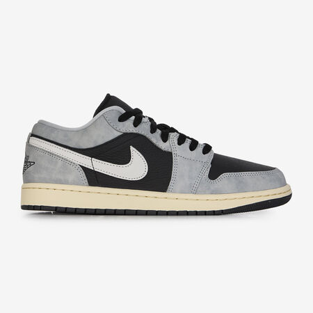 AIR JORDAN 1 LOW : NEGRO/GRIS