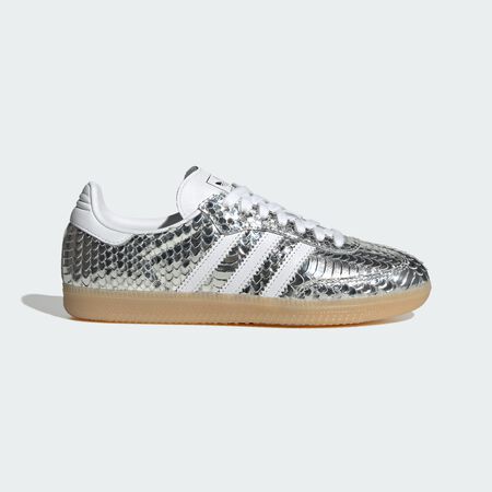 SAMBA OG REPTILE : PLATEADO/BLANCO