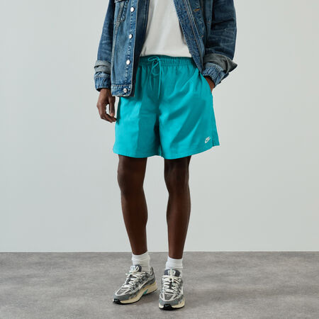 NIKE SHORT CLUB WOVEN FLOW TURQUOISE BLEU HOMBRE