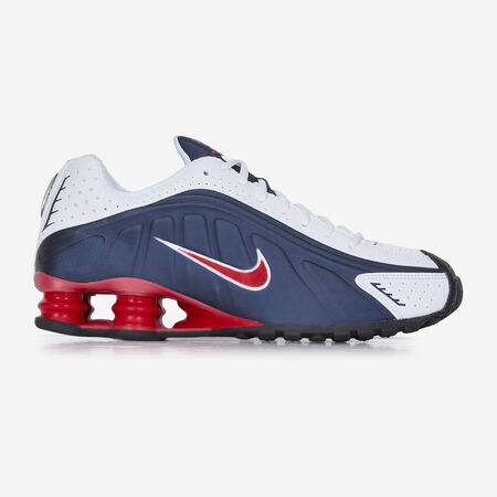 NIKE shox SHOX R4 BLANCO/AZUL MARINO HOMBRE