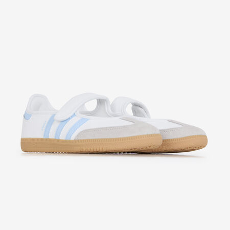ADIDAS ORIGINALS samba SAMBA JANE BLANCO/AZUL JUNIOR