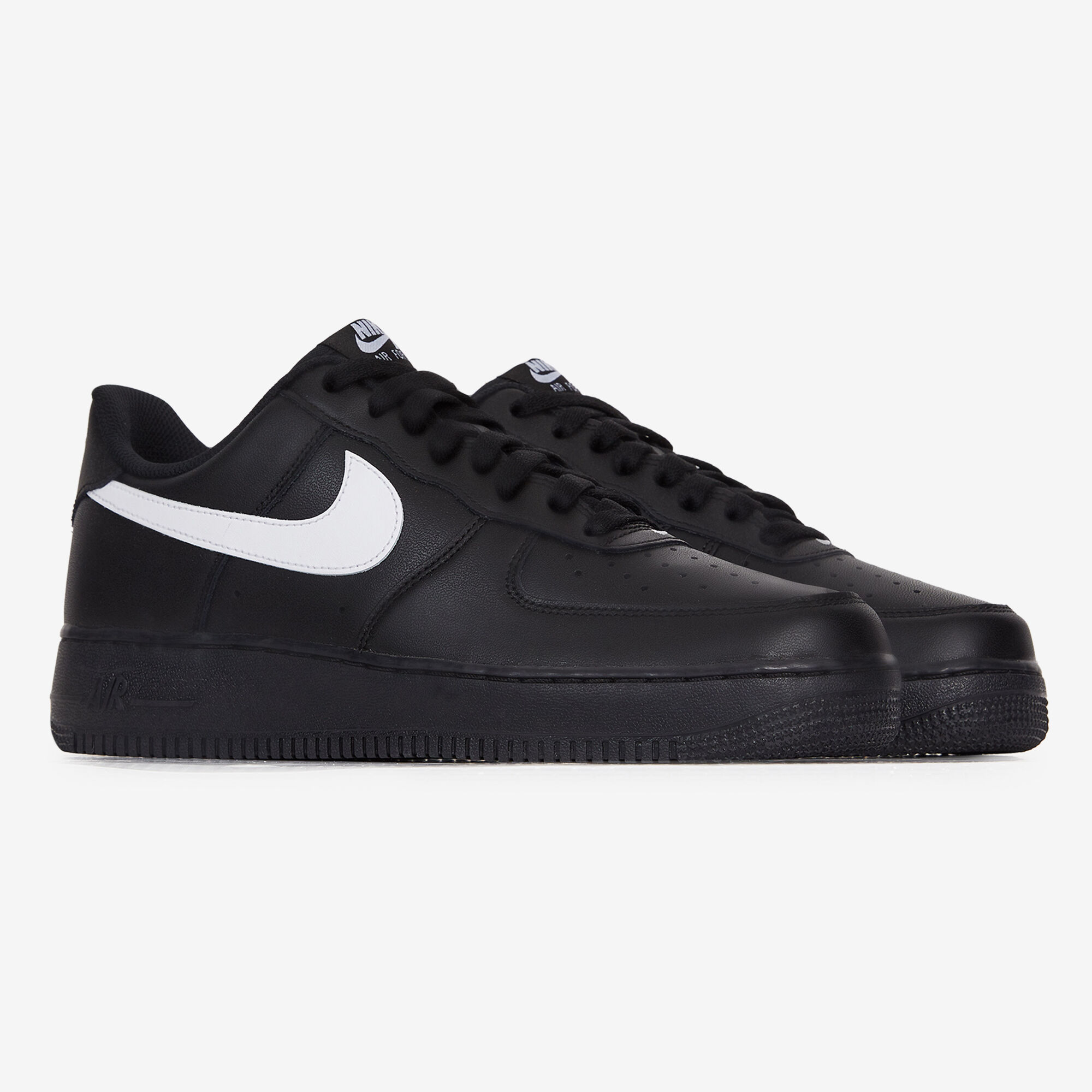 NIKE AIR FORCE 1 LOW NEGRO BLANCO CORDONES HOMBRE Courir.es