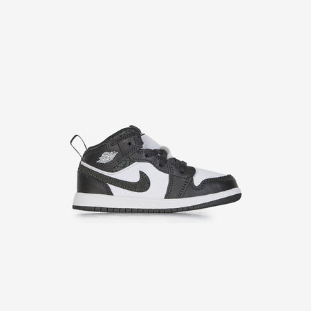 JORDAN AIR JORDAN 1 MID BLANCO/NEGRO BEBÉ