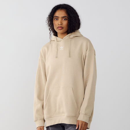 ADIDAS ORIGINALS HOODIE ESSENTIAL TREFOIL OS BEIGE MUJER