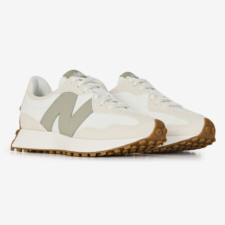 NEW BALANCE 327 327 BEIGE/VERDE MUJER