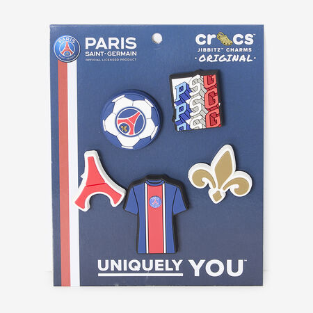 CROCS JIBBITZ PSG 5PC AZUL/ROJO MIXTO